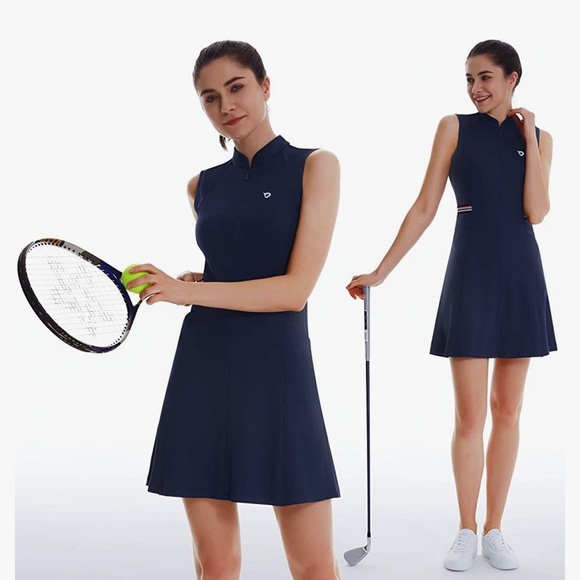 NWT! Baleaf Pickle ball, Tennis, or Golf Dress Black (size medium) - Picture 2 of 16